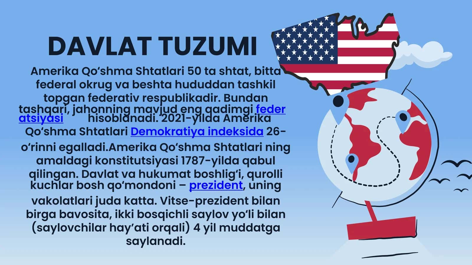 Amerika Qoʻshma Shtatlari Davlat Tuzumi