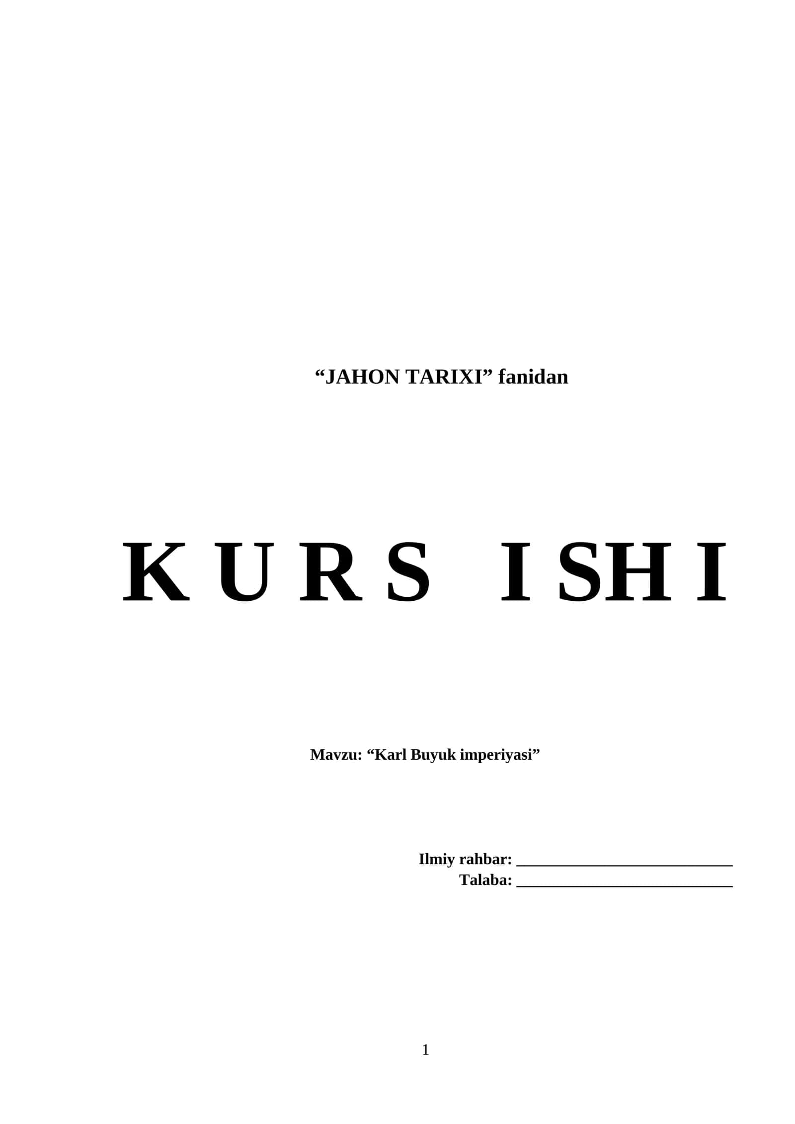 Karl Buyuk imperiyasi