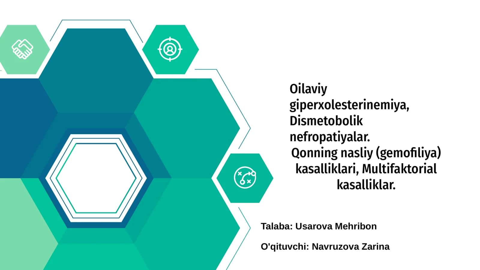Oilaviy giperxolesterinemiya va Dismetobolik nefropatiyalar