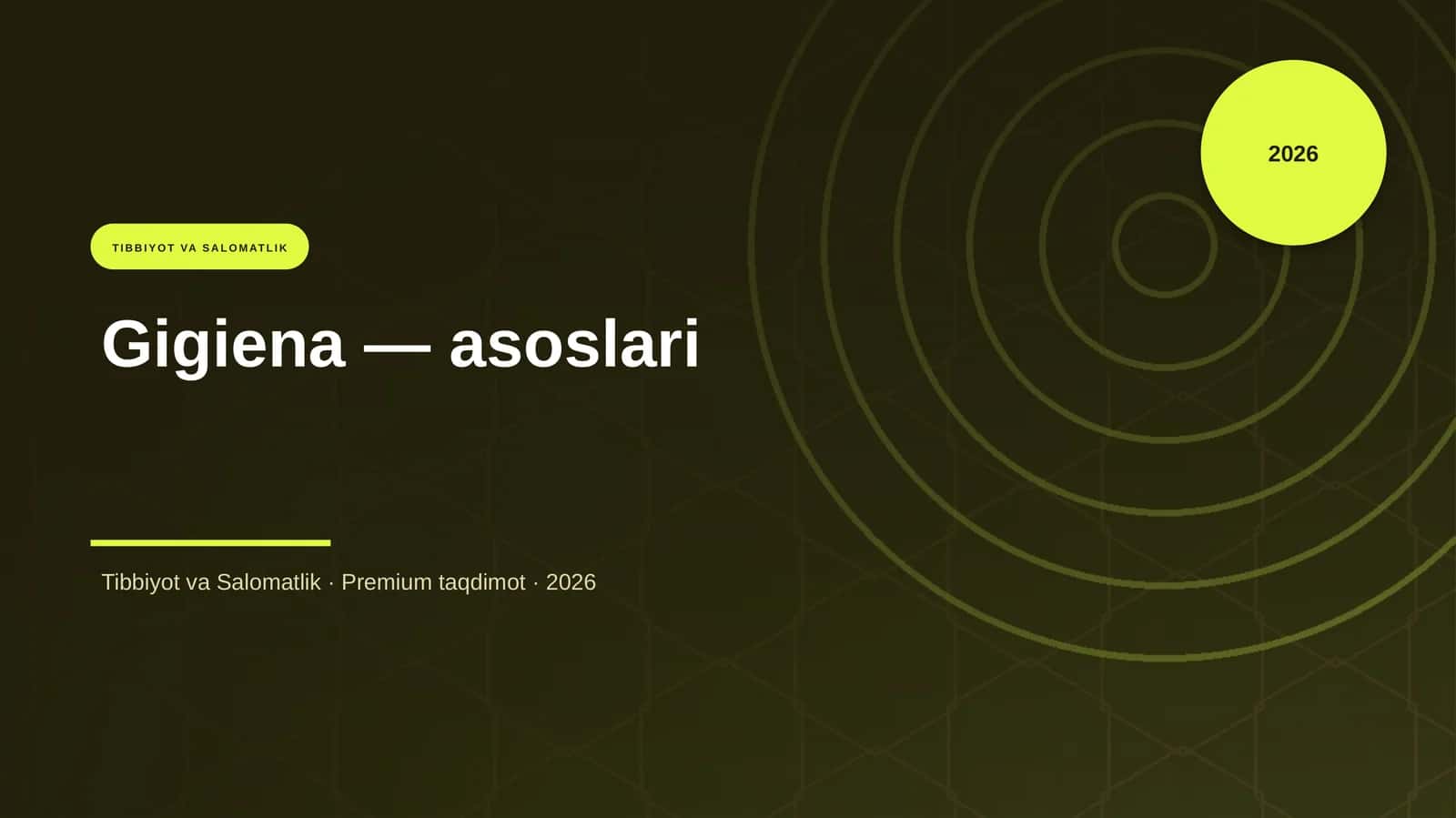 Gigiena — asoslari