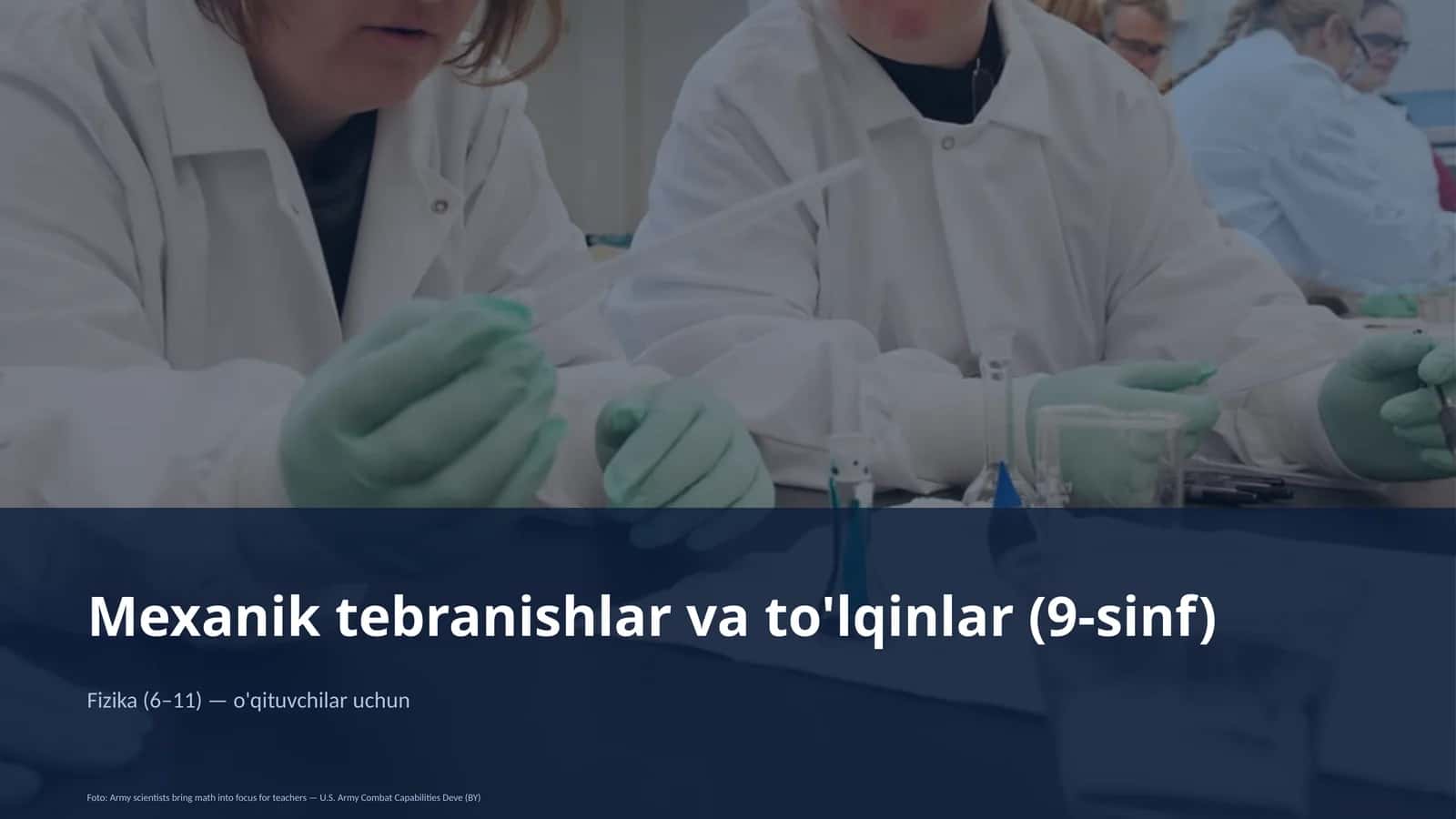 Mexanik tebranishlar va to'lqinlar (9-sinf)