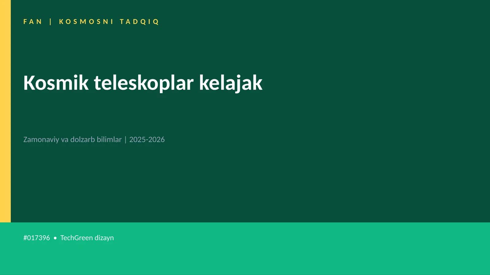 KOSMOSNI TADQIQ