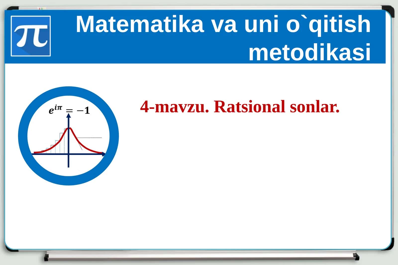 Matematikava uni o`qitish metodikasi