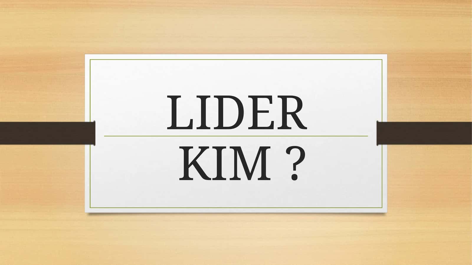 LIDERKIM?