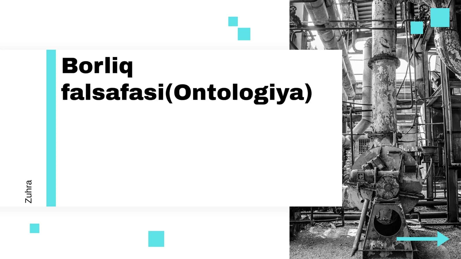 Borliq falsafasi(Ontologiya)