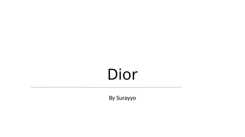 Dior