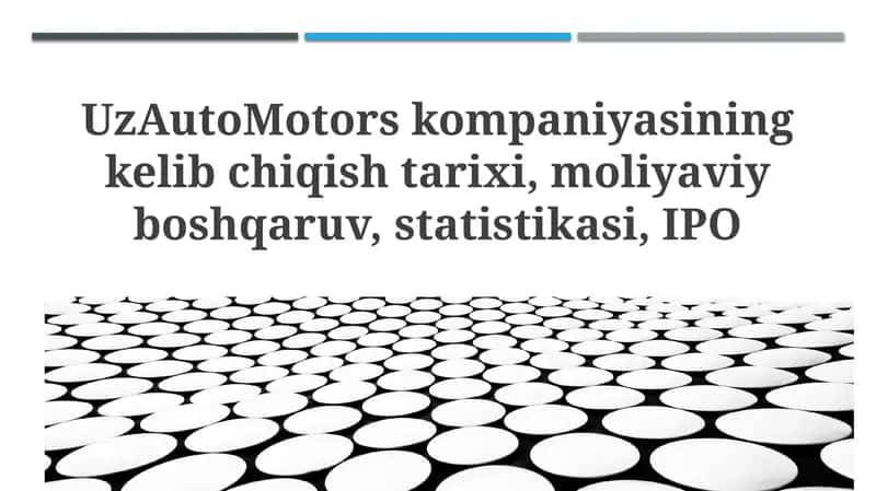 UzAutoMotors kompaniyasining kelib chiqishi