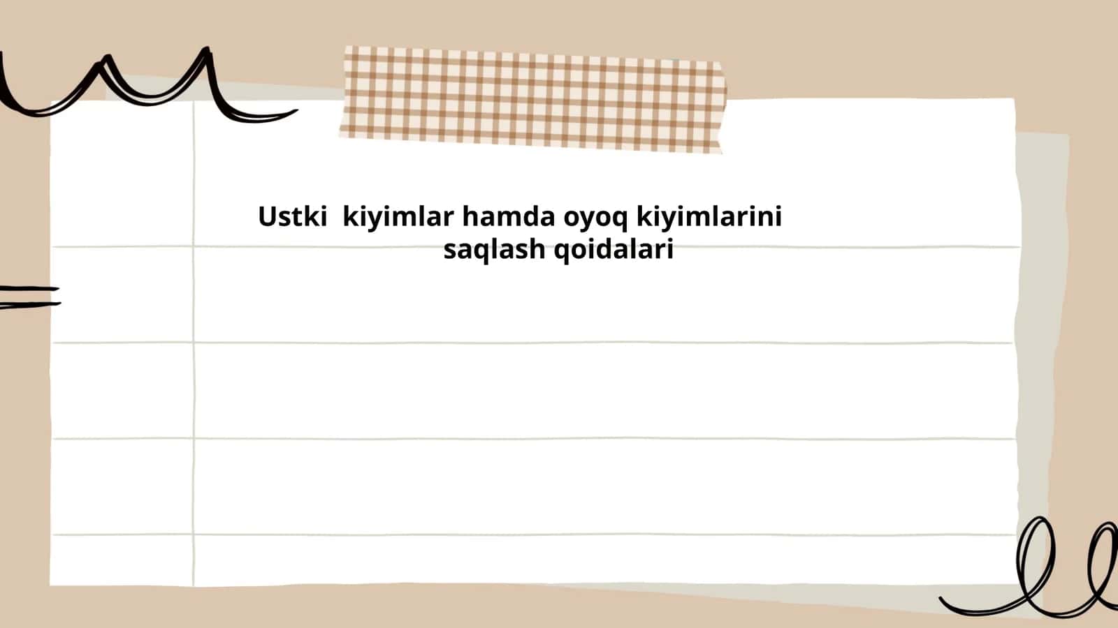 Ustki kiyimlar hamda oyoq kiyimlarini saqlash qoidalari