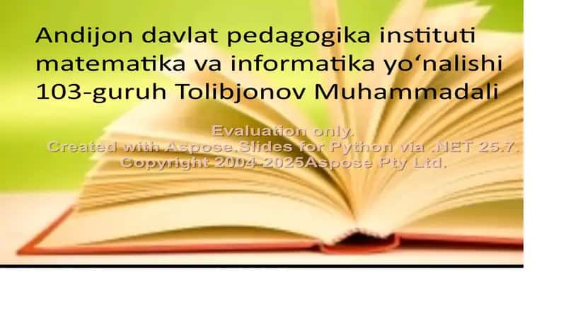Ta'lim-tarbiya psixologiyasi