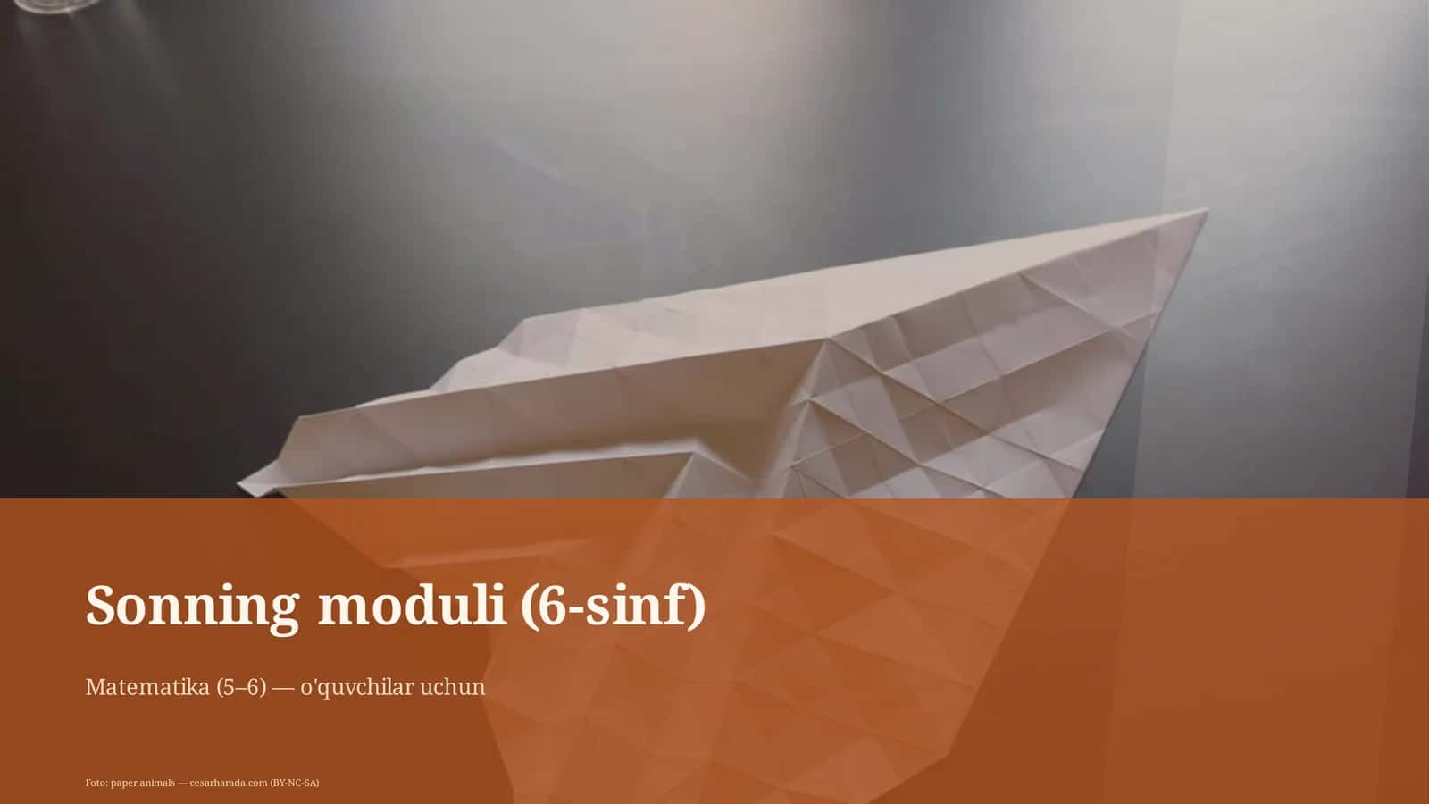 Sonning moduli (6-sinf)
