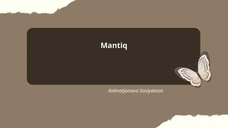 Mantiq
