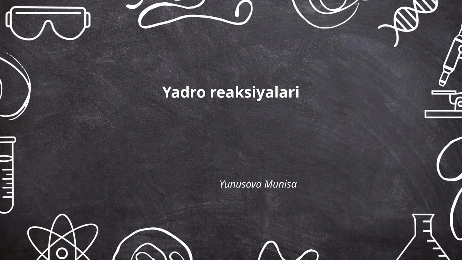 Yadro reaksiyalari
