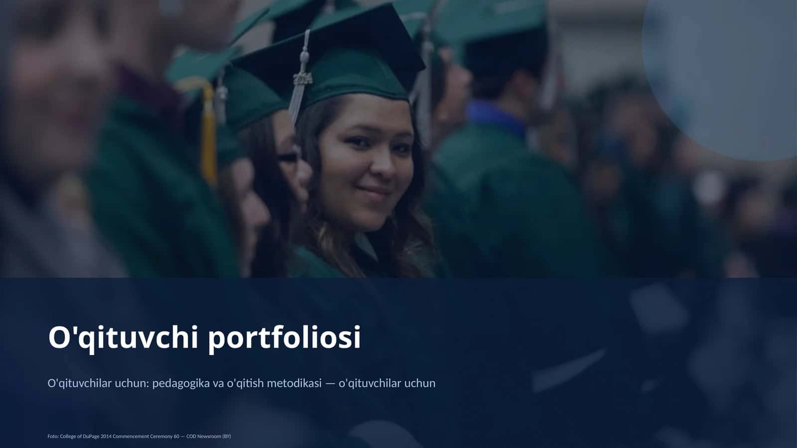 O'qituvchi portfoliosi