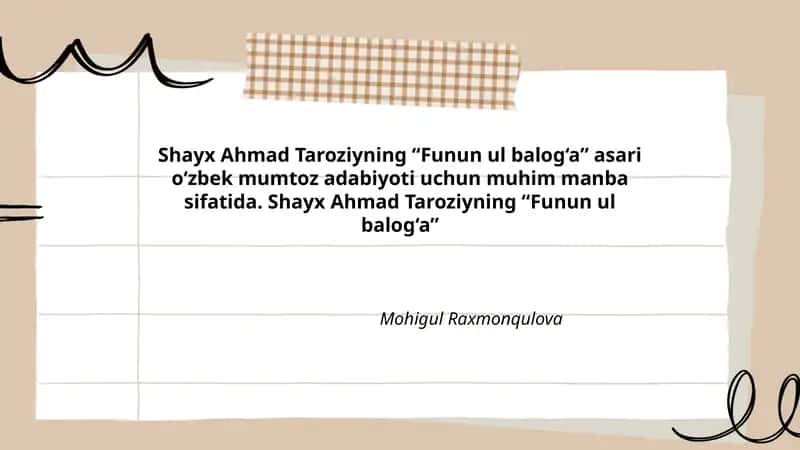 Funun ul Balog‘a