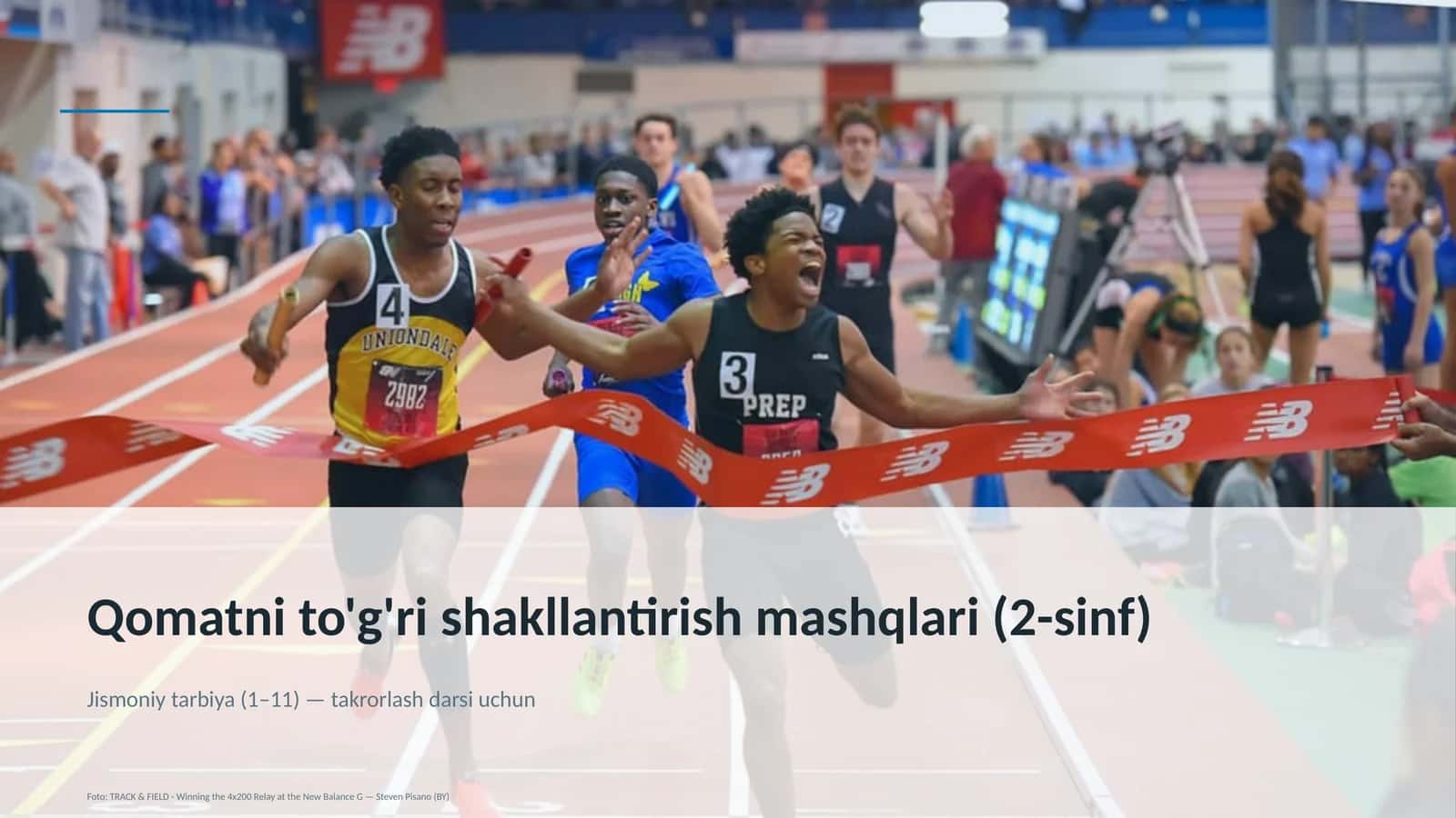 Qomatni to'g'ri shakllantirish mashqlari (2-sinf)