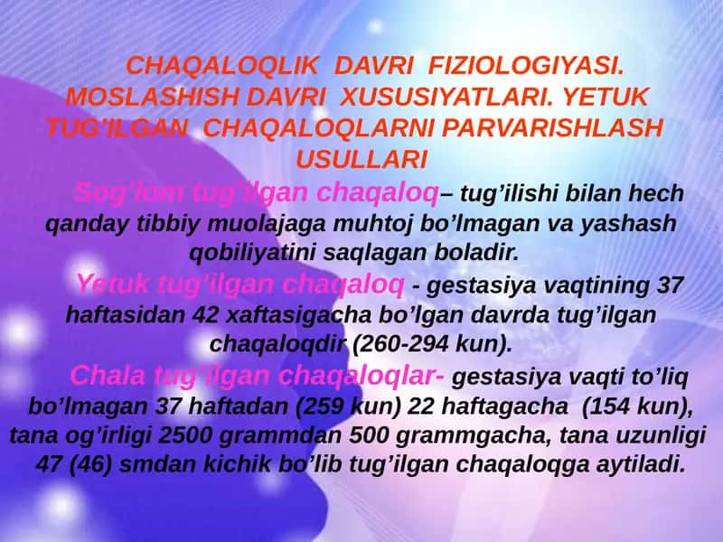 Yurak poroklari (nuqsonlari). Porok turlari, ularda qon aylanishning asosiy ko’rinishlari