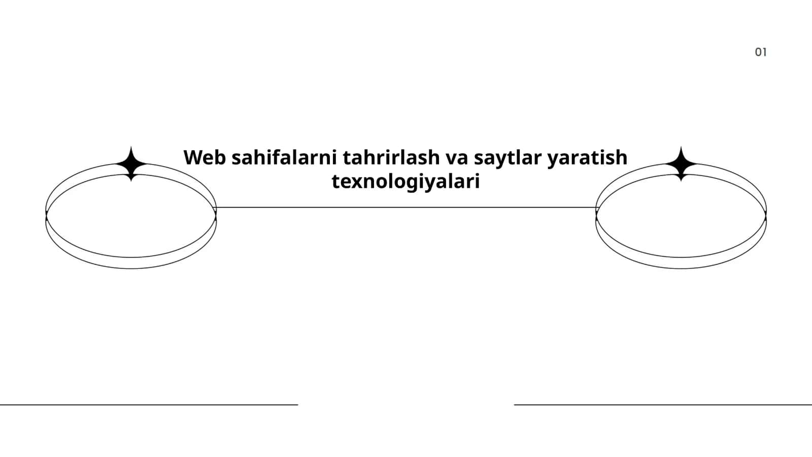 Web sahifalarni tahrirlash va saytlar yaratish texnologiyalari