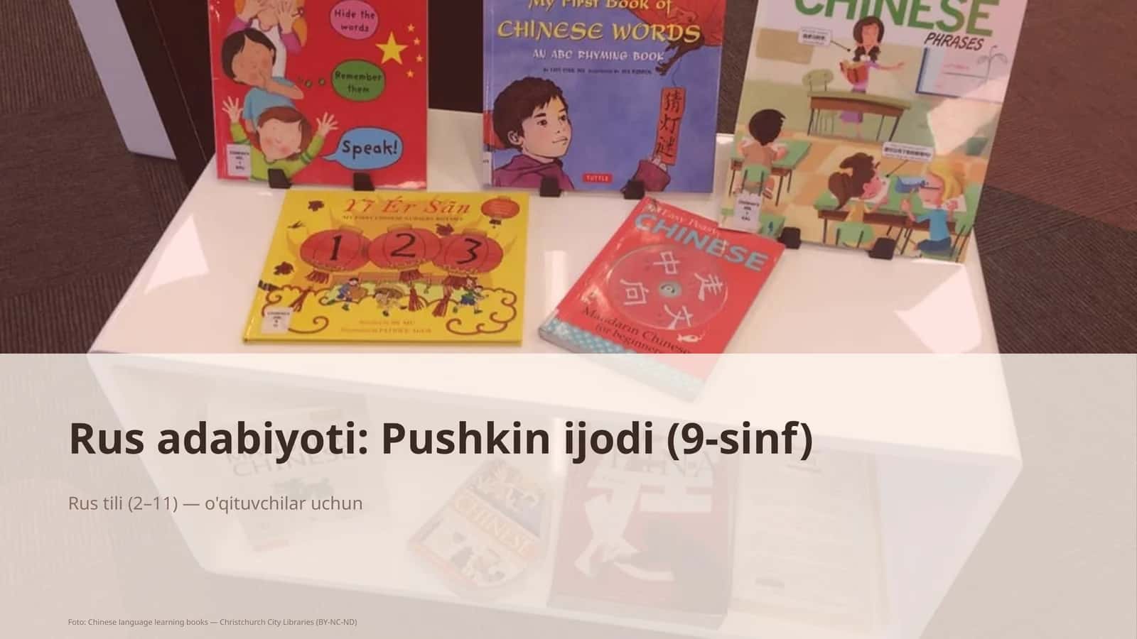 Rus adabiyoti: Pushkin ijodi (9-sinf)