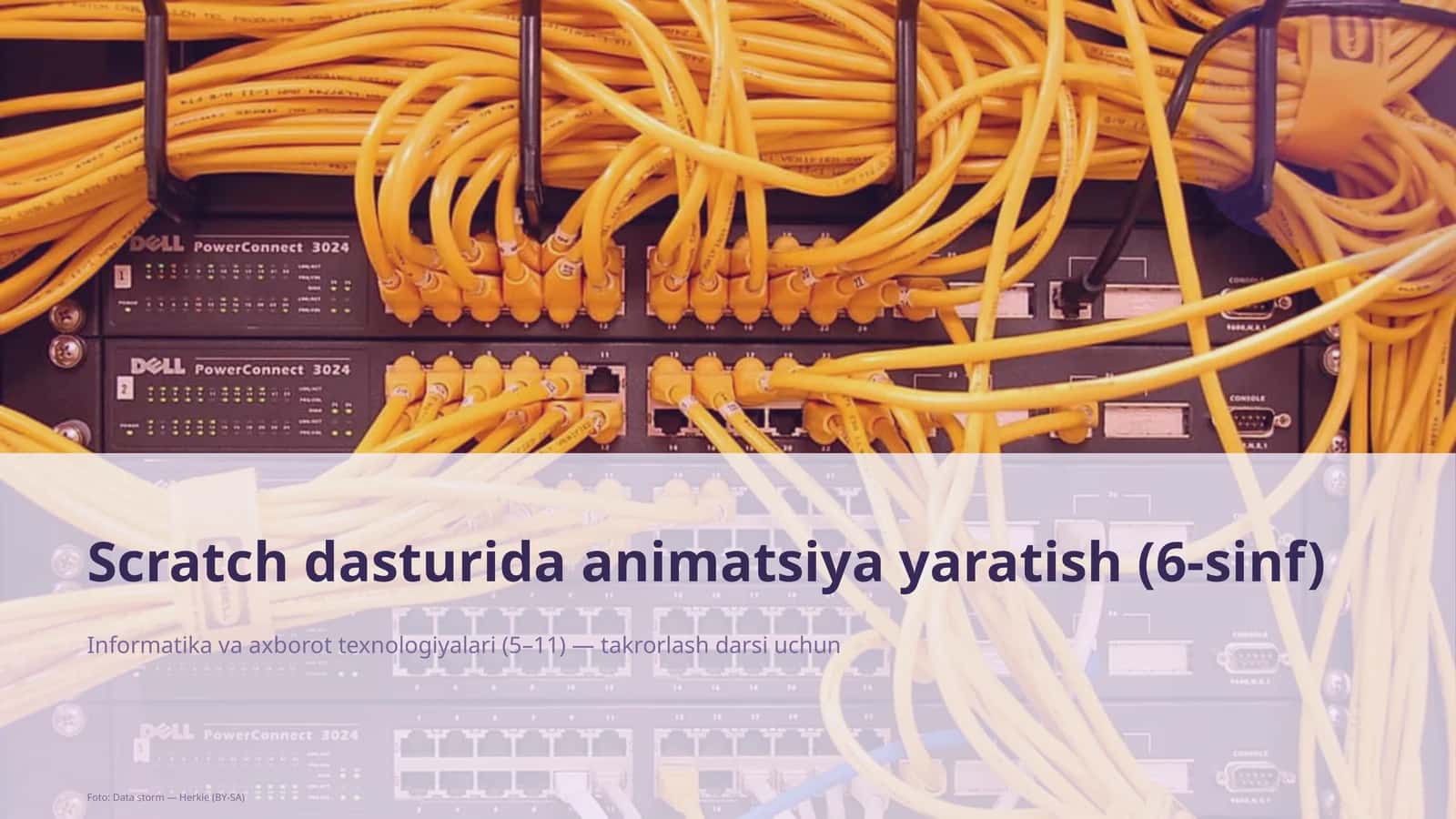 Scratch dasturida animatsiya yaratish (6-sinf)