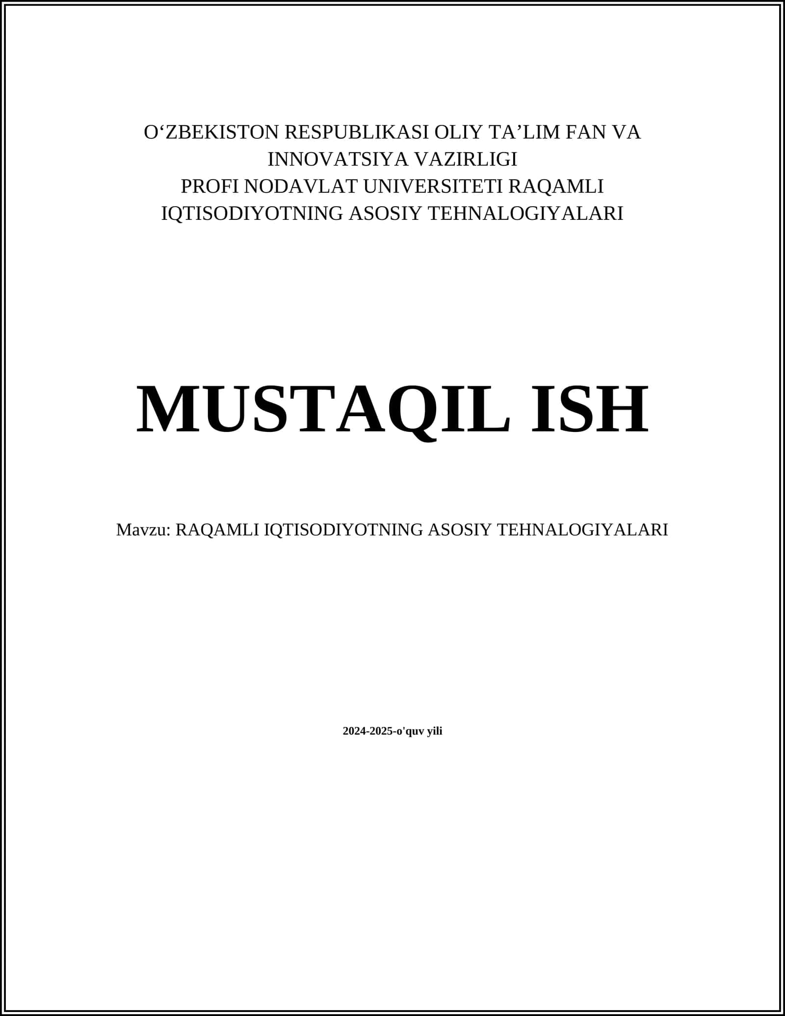 Bulutli hisoblash texnologiyalari