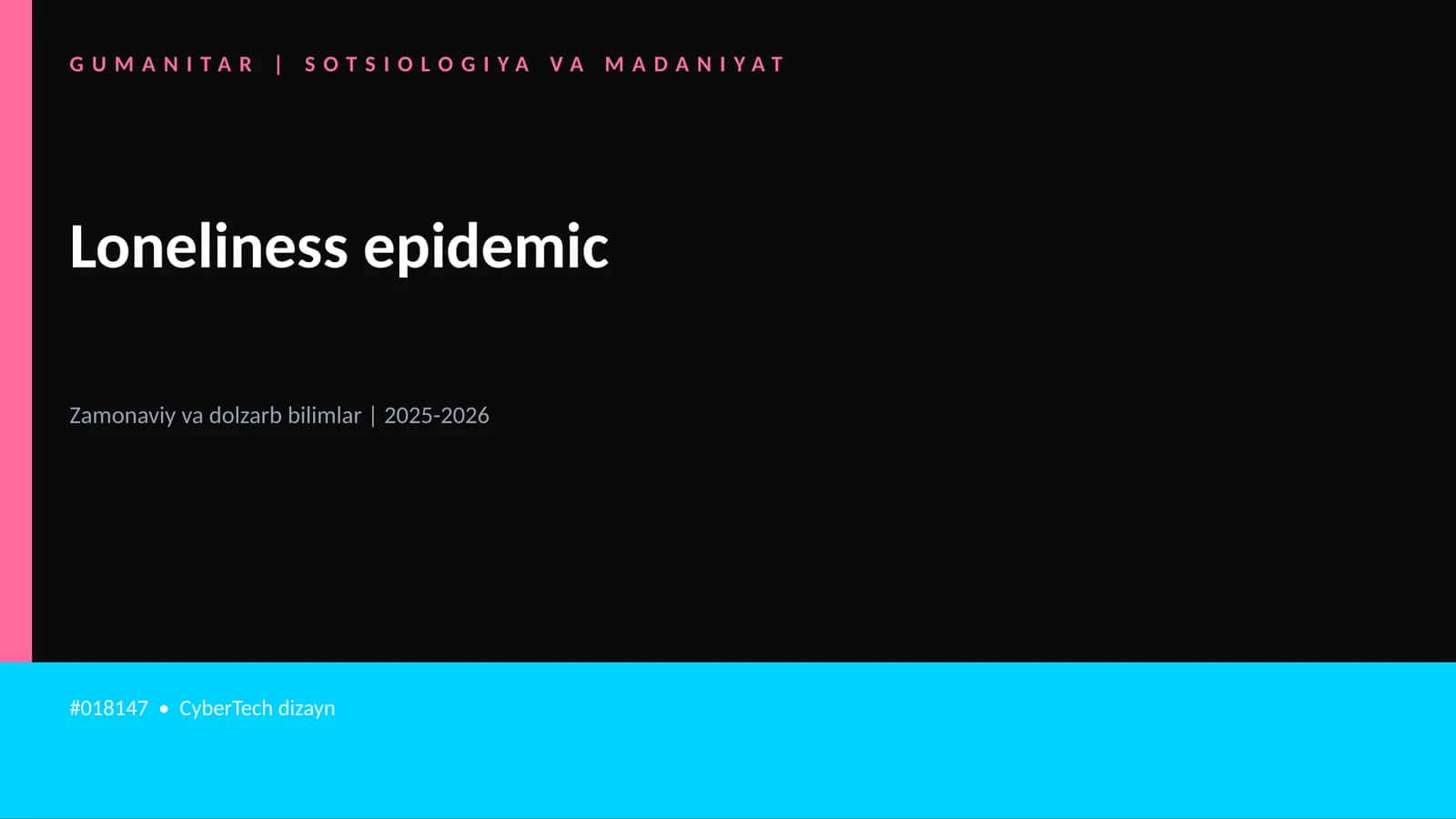 Loneliness epidemic