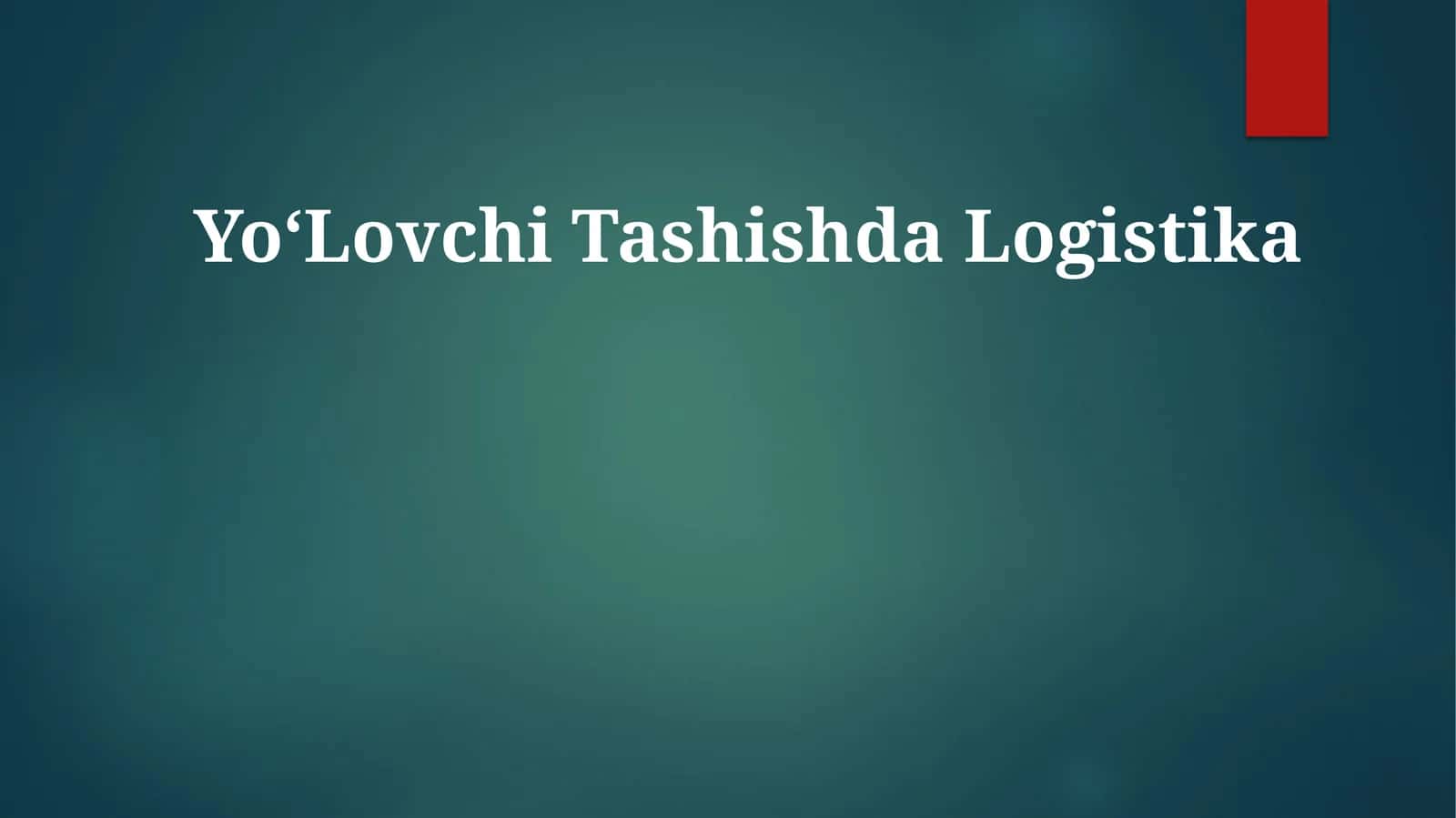 Kirish Logistika