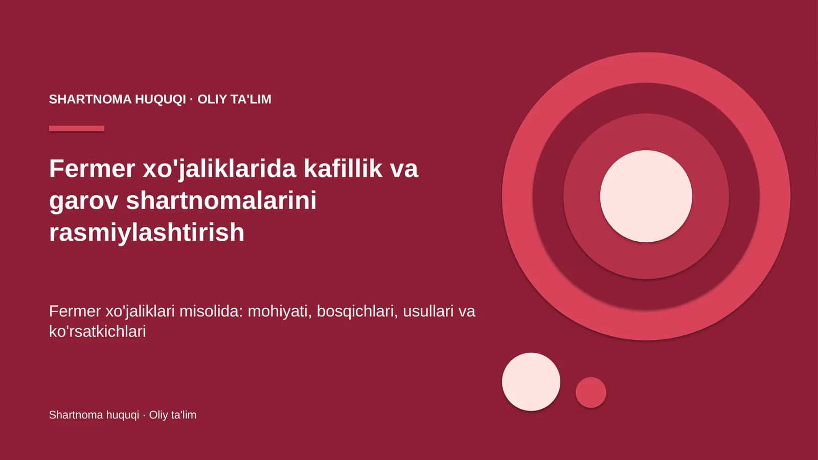 fermer xo'jaliklarida kafillik va garov shartnomalarini rasmiylashtirish 2741