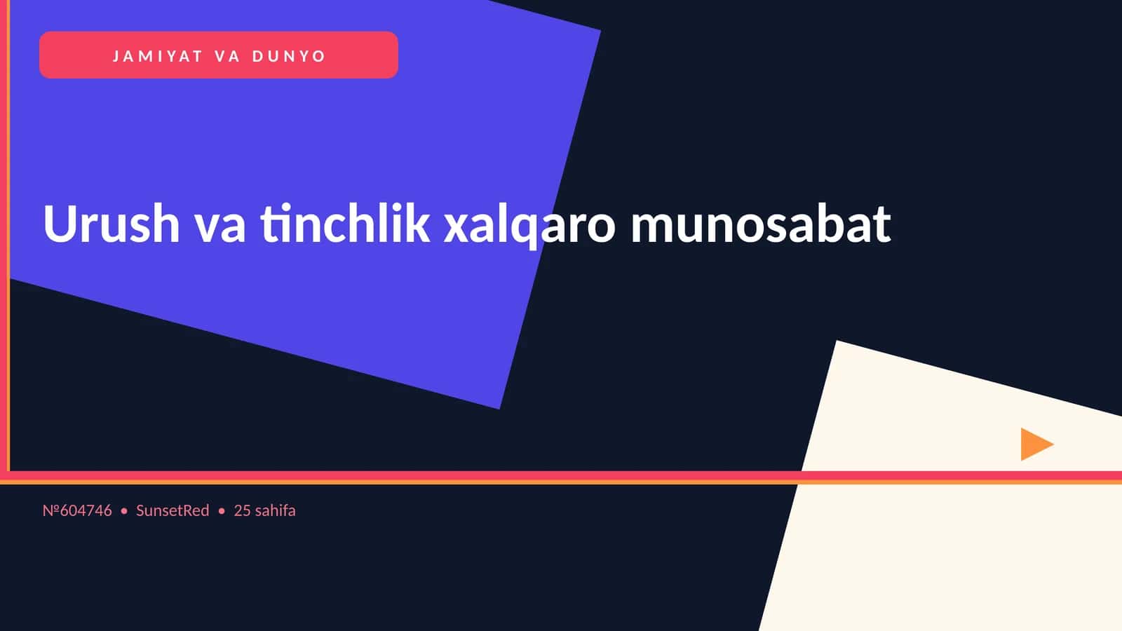 JAMIYAT VA DUNYO