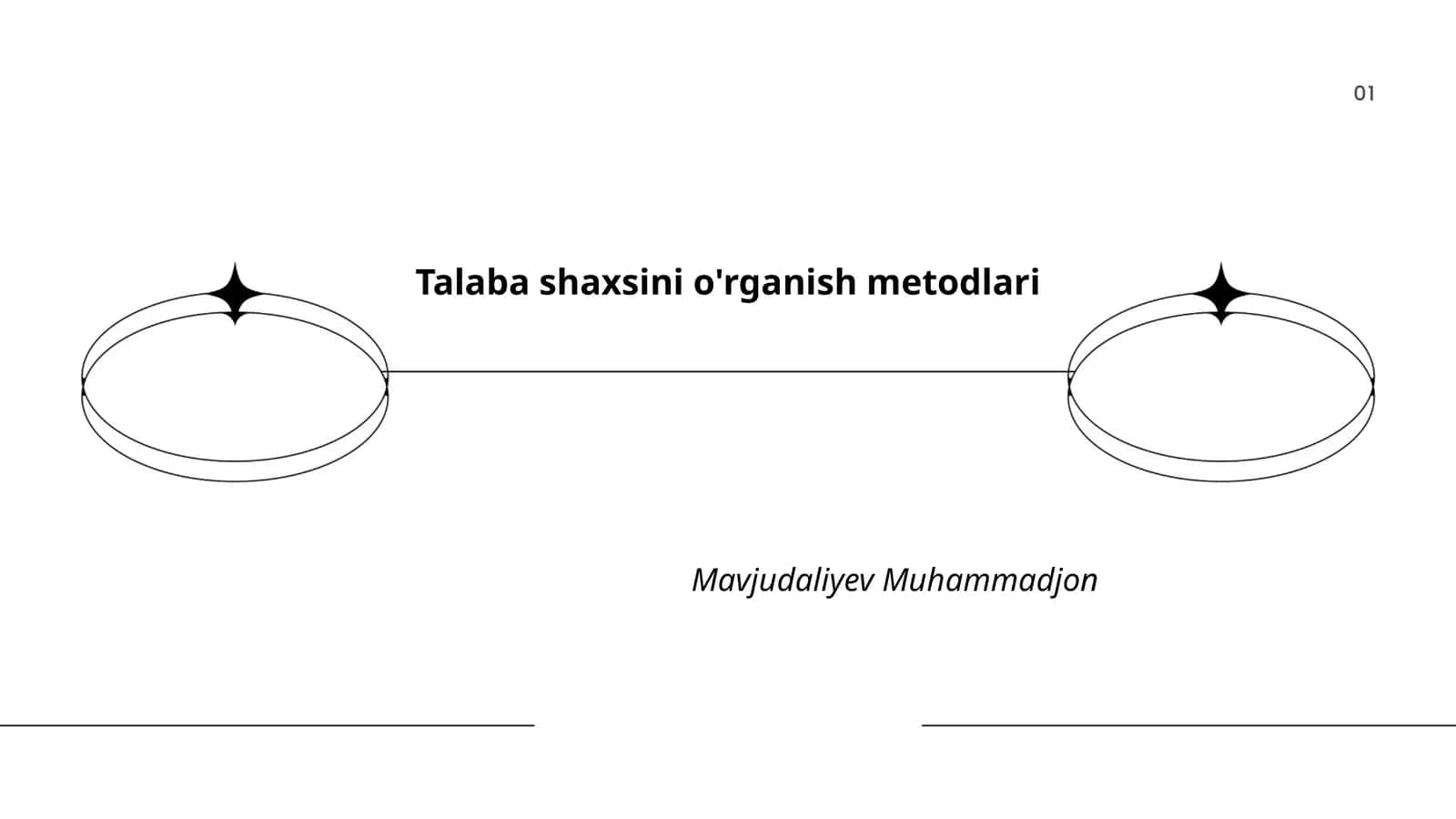 Talaba shaxsini o'rganish metodlari