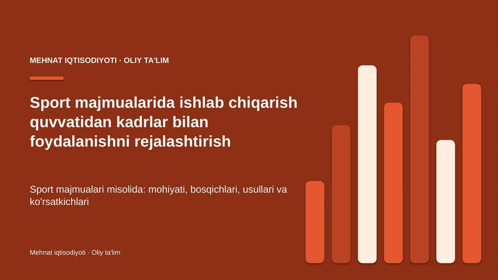 sport majmualarida ishlab chiqarish quvvatidan kadrlar bilan foydalanishni rejalashtirish 6859