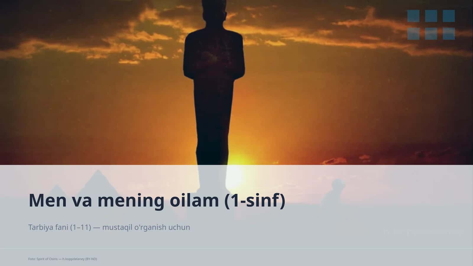 Men va mening oilam (1-sinf)