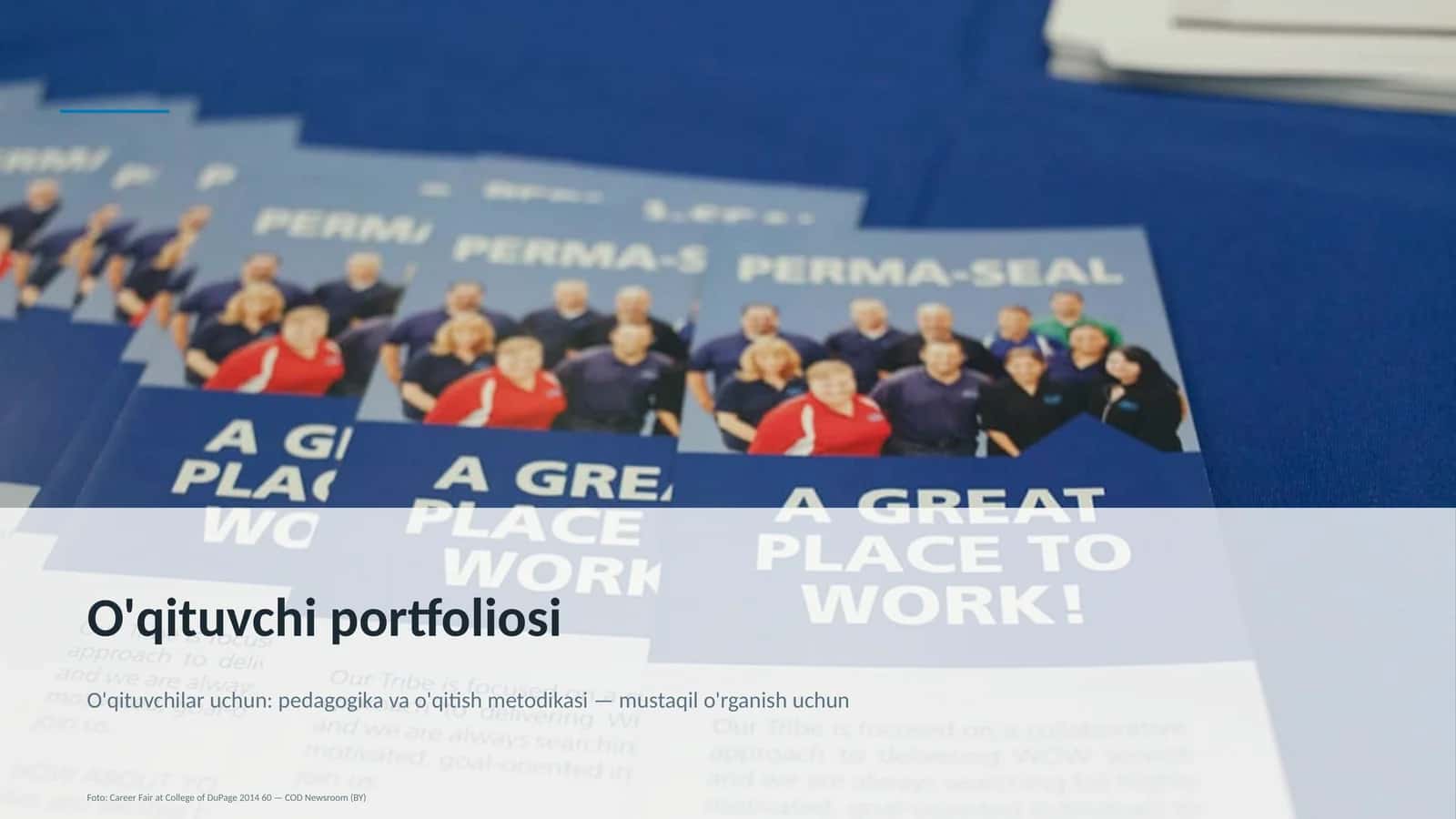 O'qituvchi portfoliosi