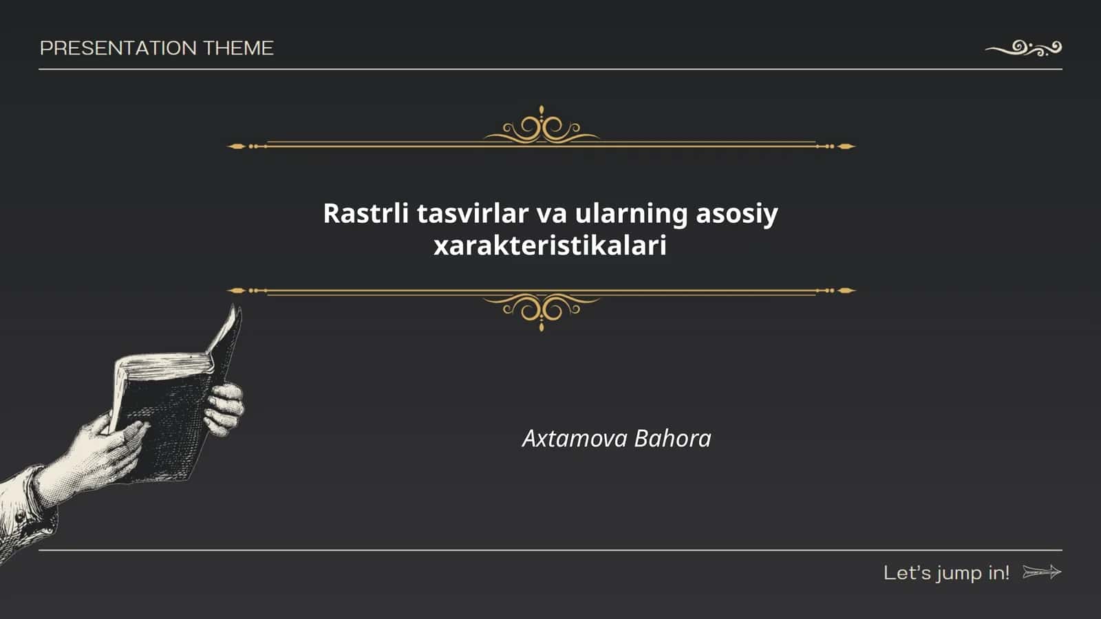 Rastrli tasvirlar va ularning asosiy xarakteristikalari