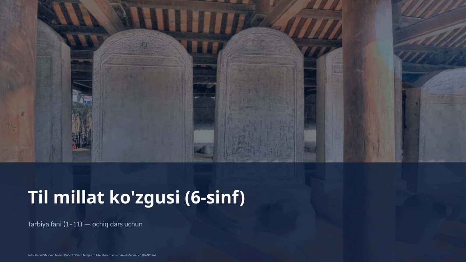 Til millat ko'zgusi (6-sinf)