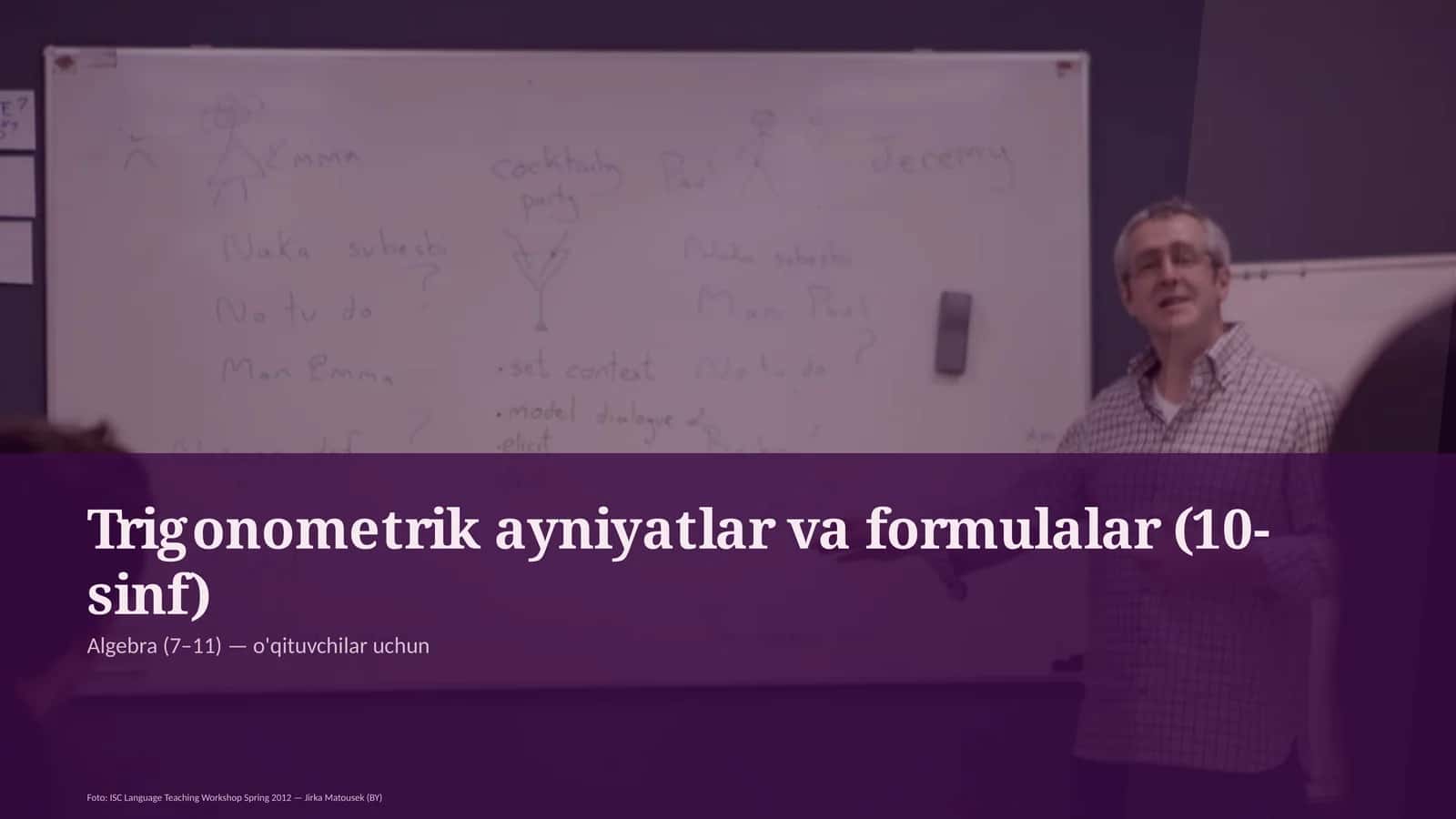 Trigonometrik ayniyatlar va formulalar (10-sinf)