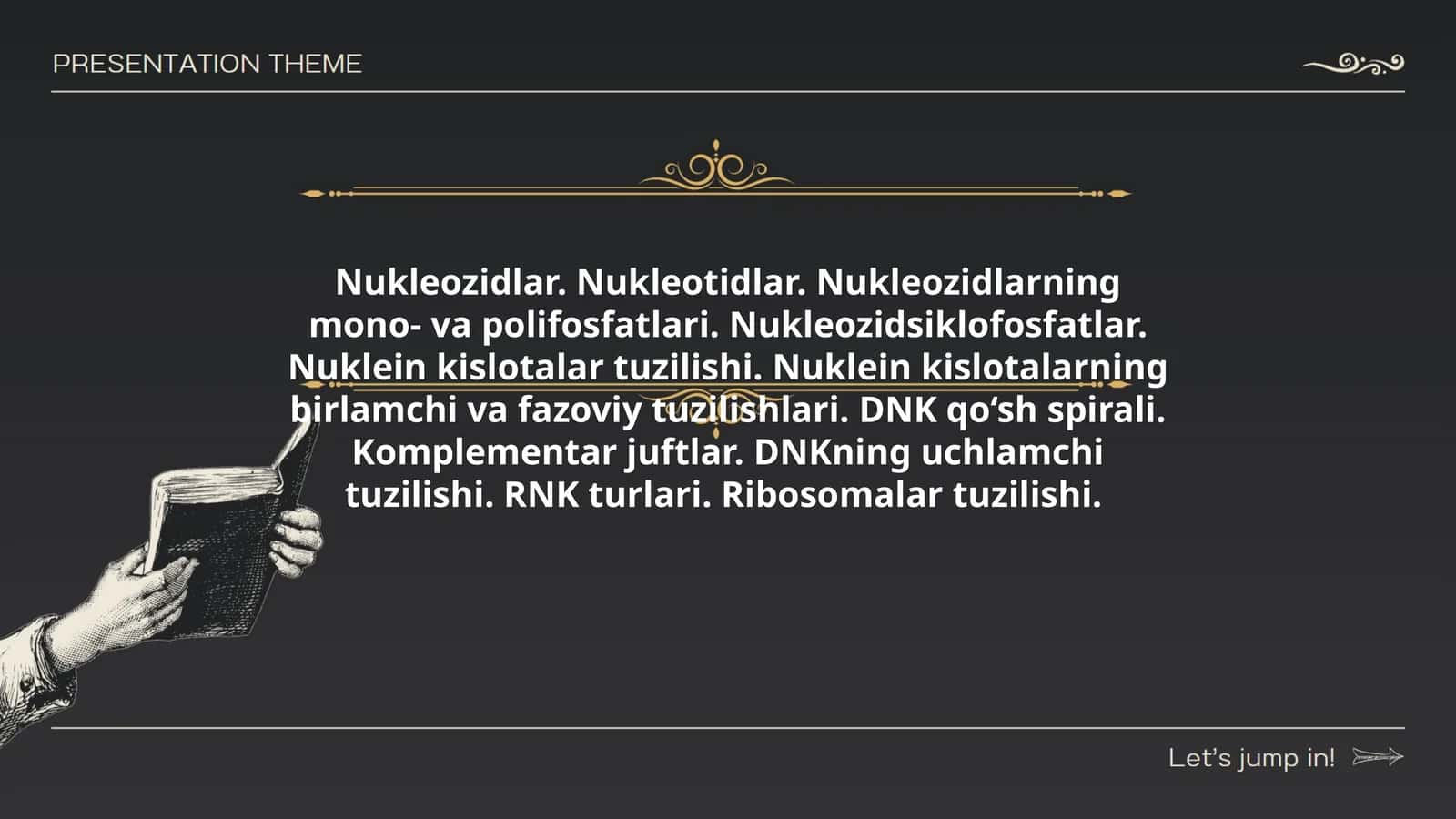 Nukleotidlar va Nukleozidlar