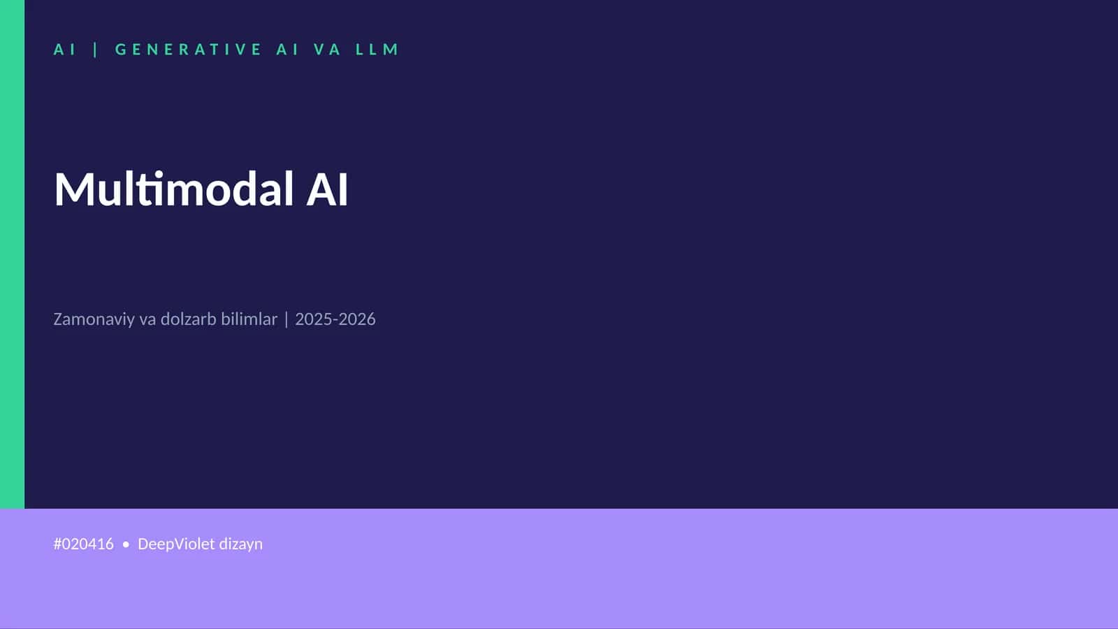 GENERATIVE AI VA LLM