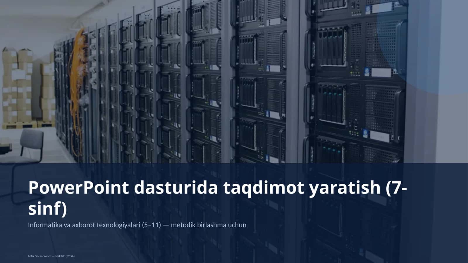 PowerPoint dasturida taqdimot yaratish (7-sinf)