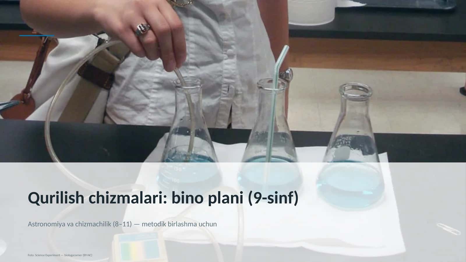 Qurilish chizmalari: bino plani (9-sinf)