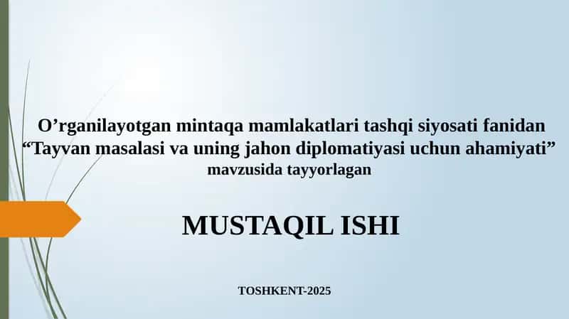 Tayvan masalasi
