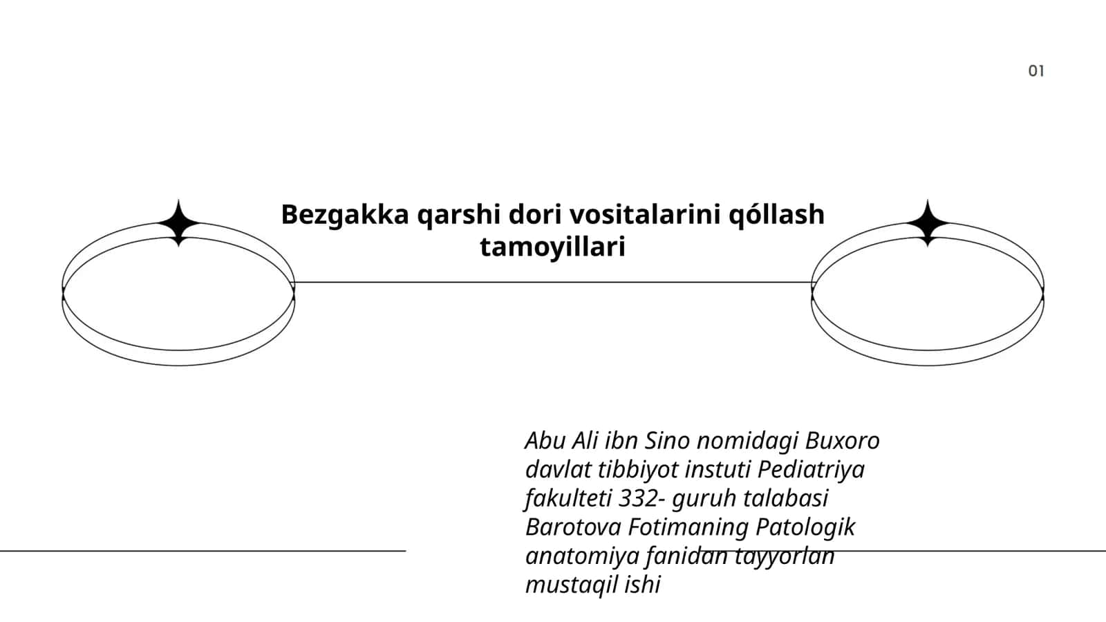 Bezgakka qarshi dori vositalarini qóllash tamoyillari