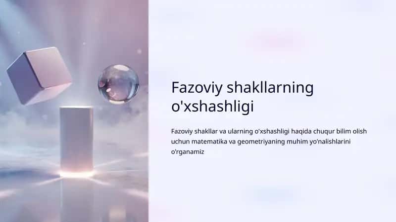 Fazoviy shakllarning o'xshashligi
