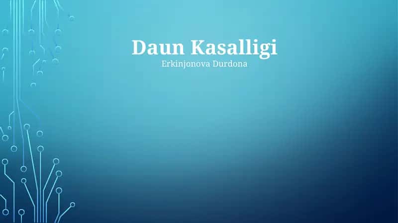Daun Kasalligi