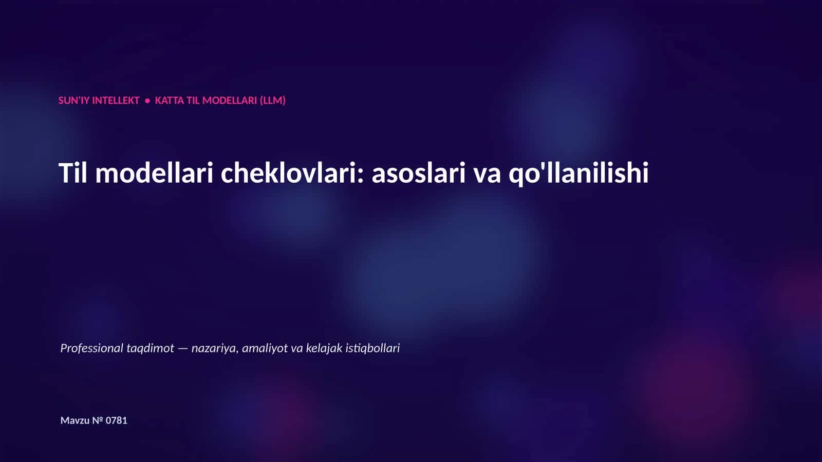 KATTA TIL MODELLARI (LLM)