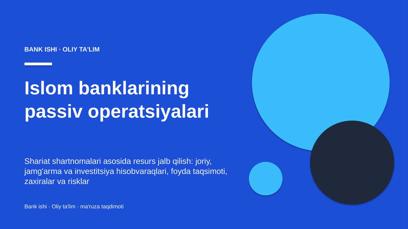 islom banklarining passiv operatsiyalari 5588