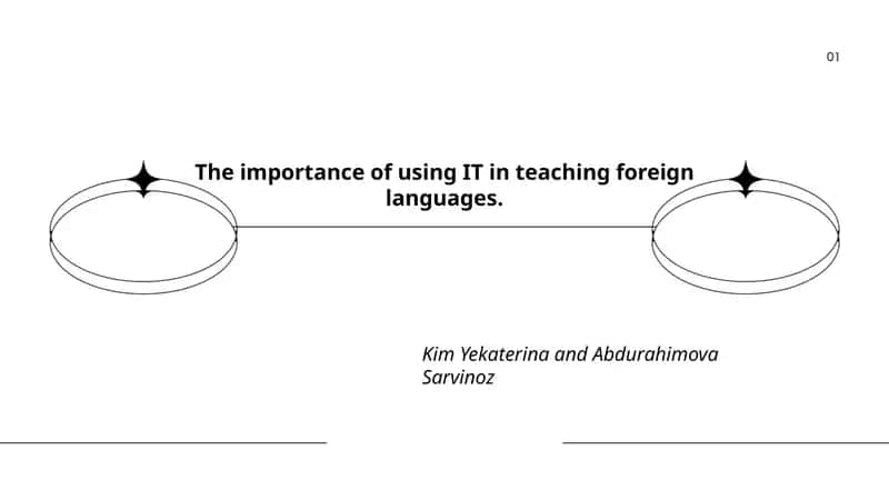 The importance of using IT in teaching foreign languages
