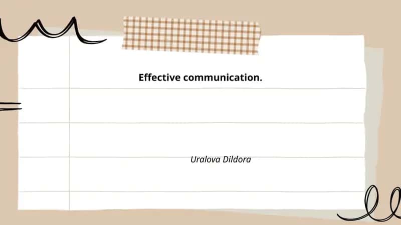 Active listening