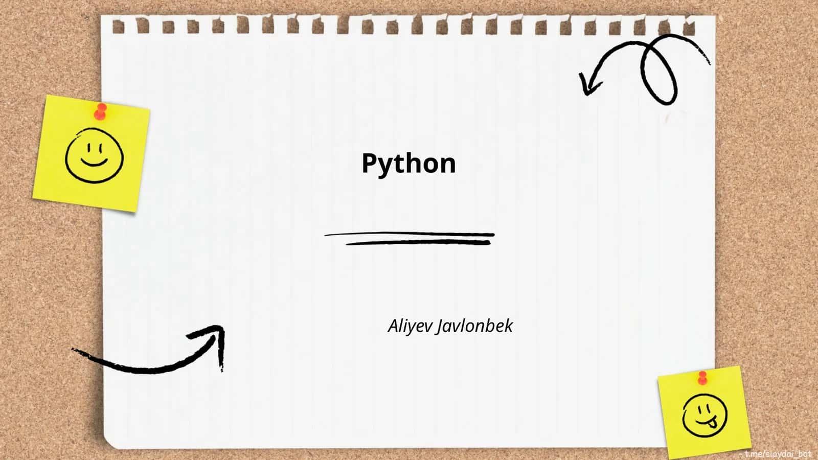 Python dasturlash tili asoslari
