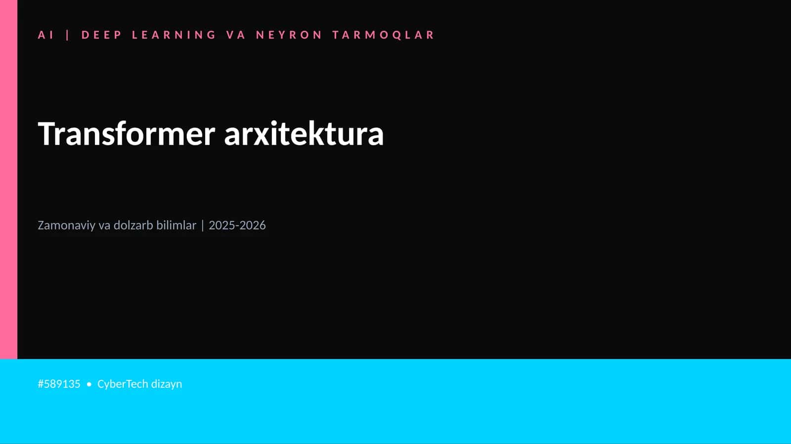 Transformer arxitektura