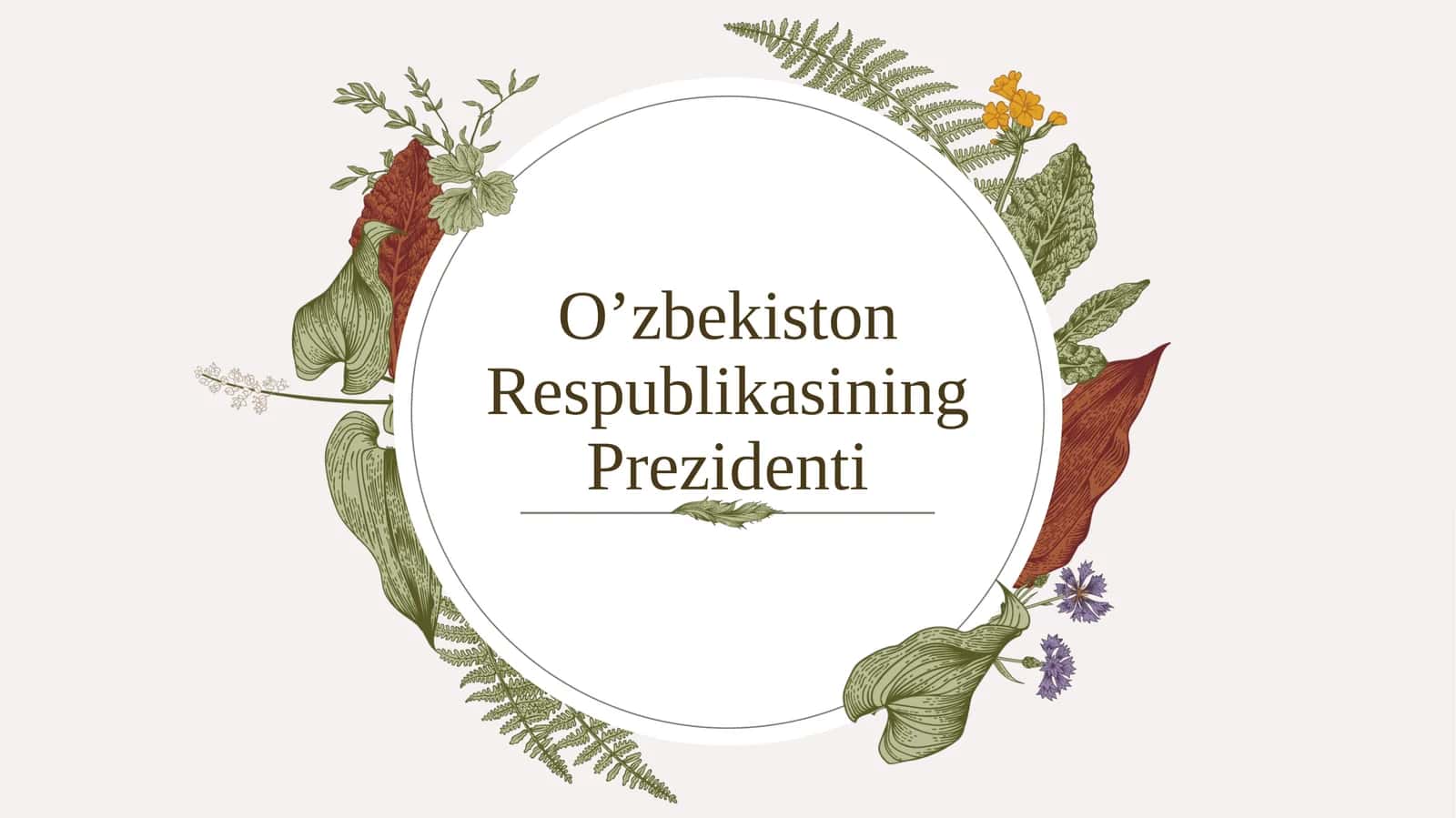 O'zbekiston Respublikasi Prezidenti